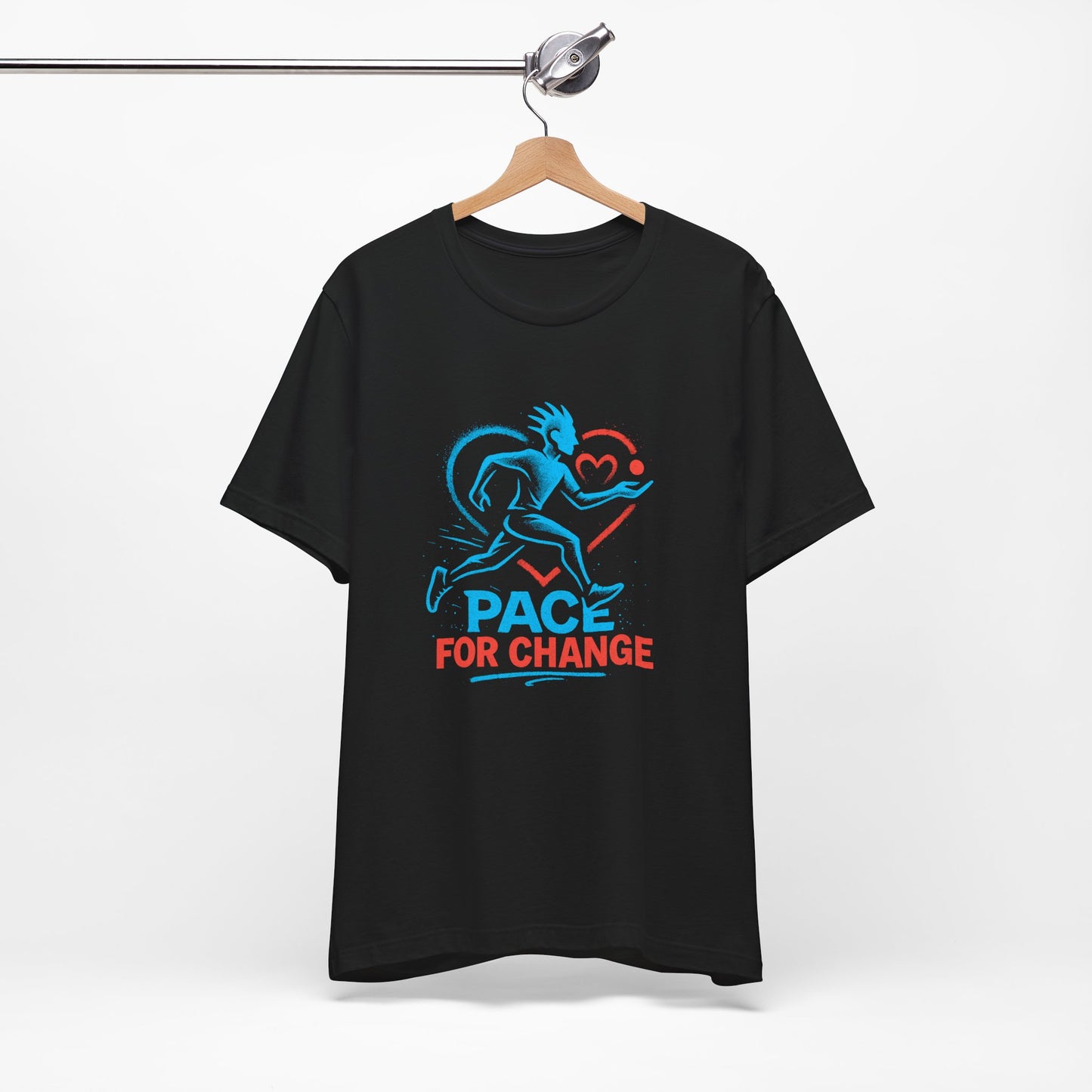 Dynamic Fitness Tee for Change | Unisex Short Sleeve T-Shirt, Workout Shirt, Running Tee, Activewear, Charity Event Gear