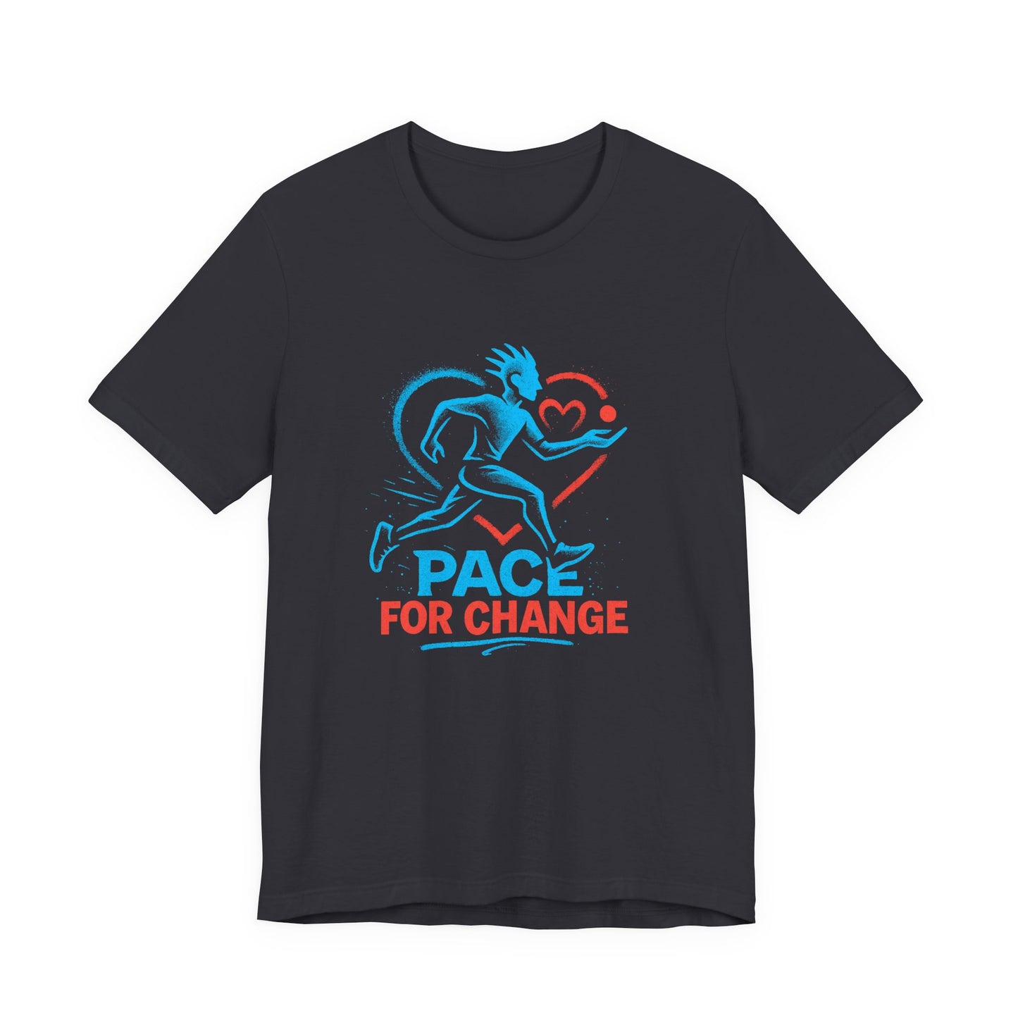 Dynamic Fitness Tee for Change | Unisex Short Sleeve T-Shirt, Workout Shirt, Running Tee, Activewear, Charity Event Gear