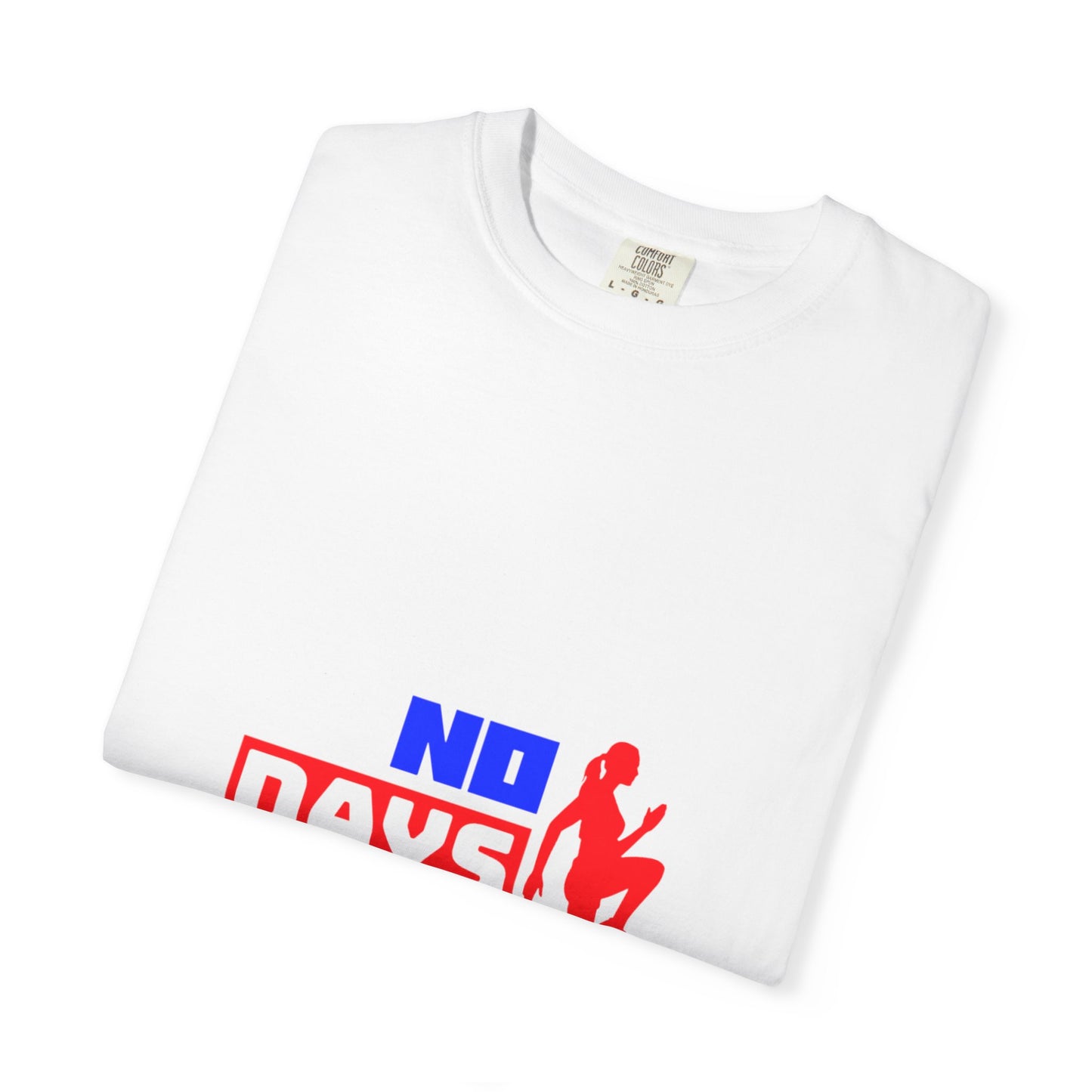 Cotton Tee - No Days Off Unisex Garment-Dyed T-shirt