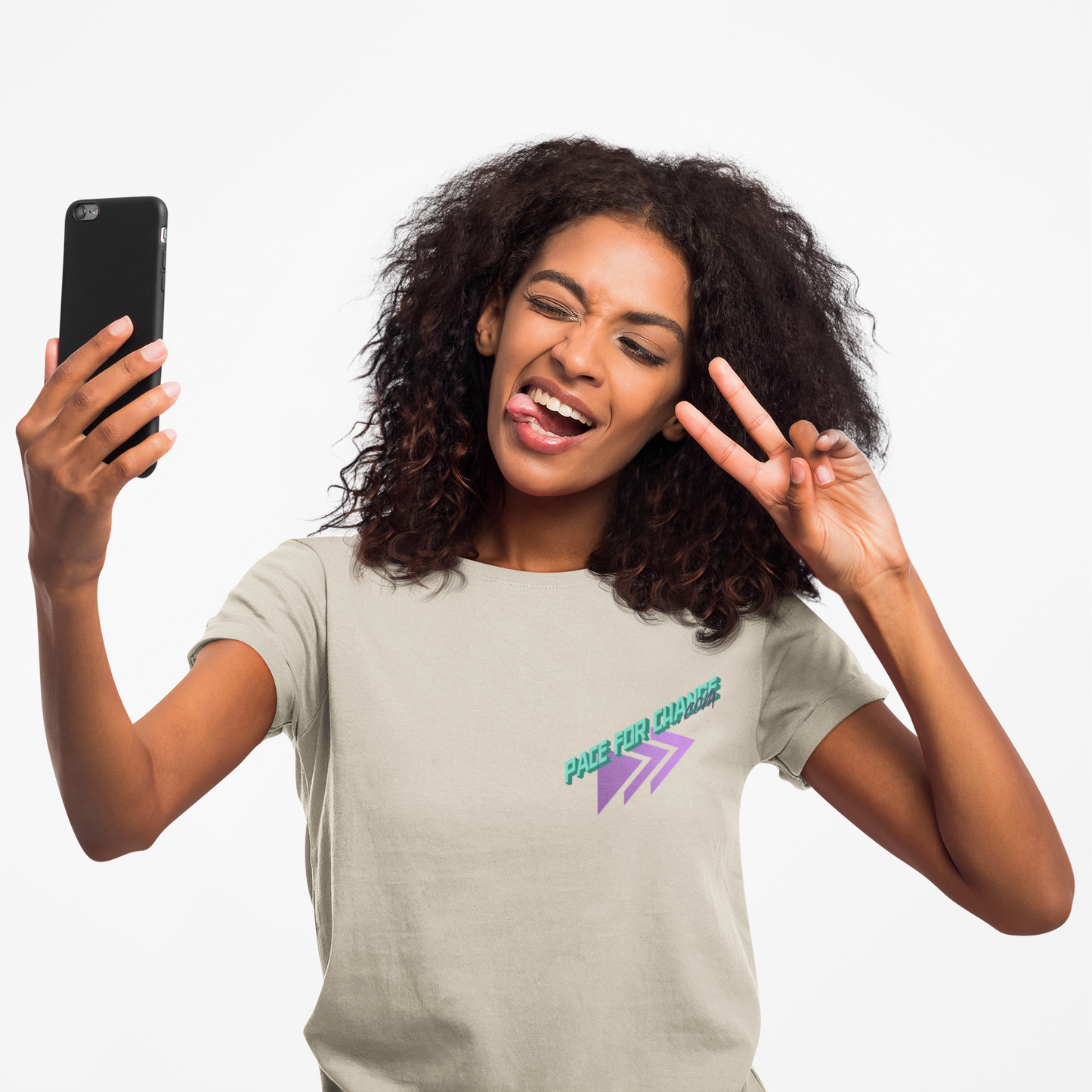 Pace for Change Heavy Cotton Logo T-Shirt | Lifestyle Tee Supporting American Cancer Society & Humane Society