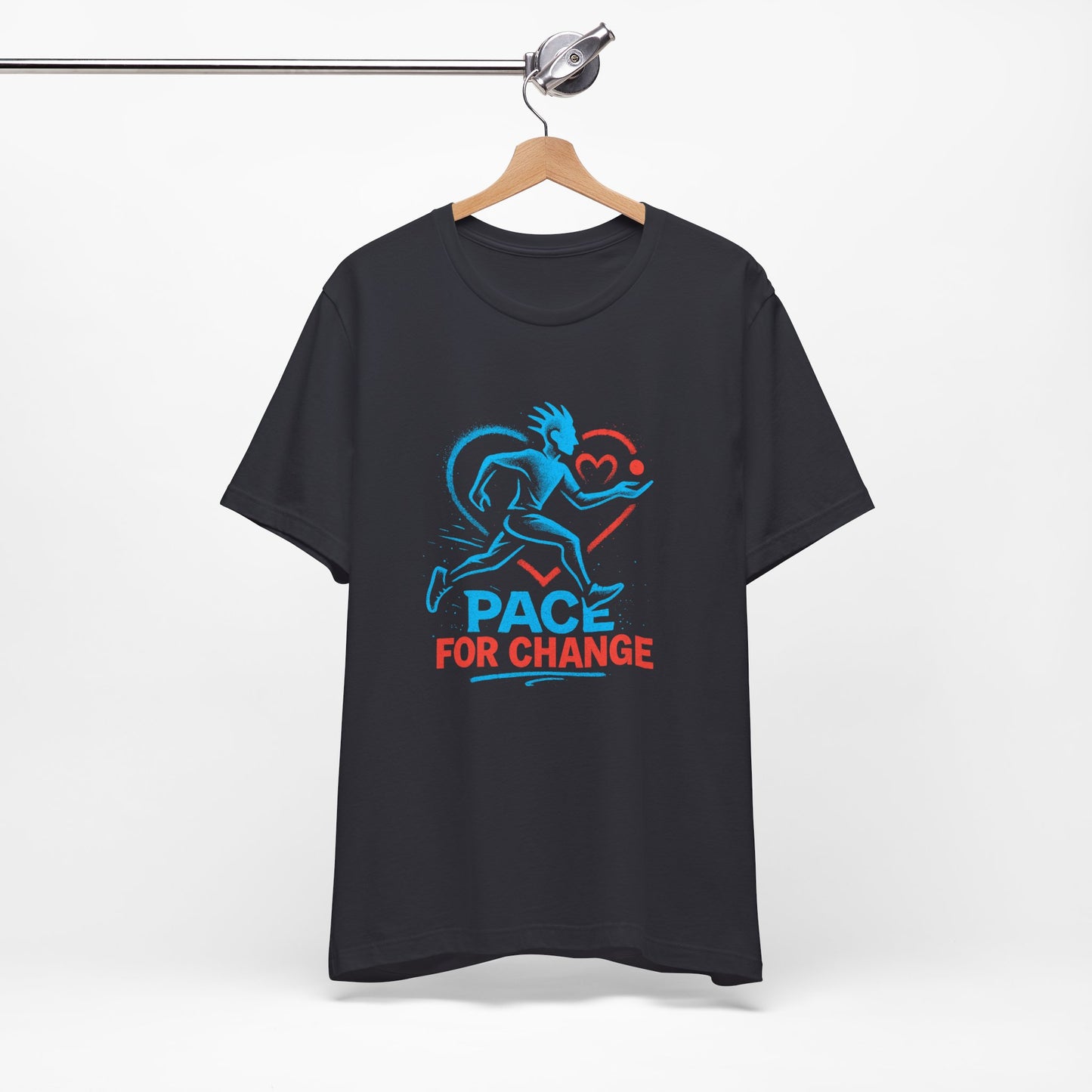 Dynamic Fitness Tee for Change | Unisex Short Sleeve T-Shirt, Workout Shirt, Running Tee, Activewear, Charity Event Gear