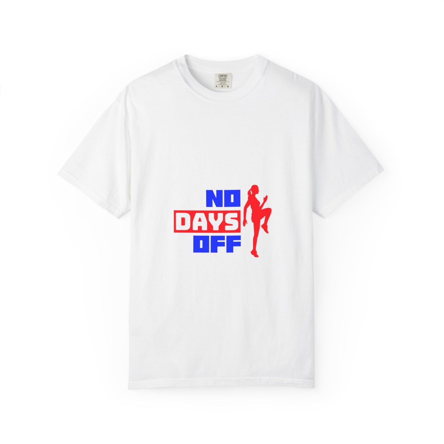 Cotton Tee - No Days Off Unisex Garment-Dyed T-shirt