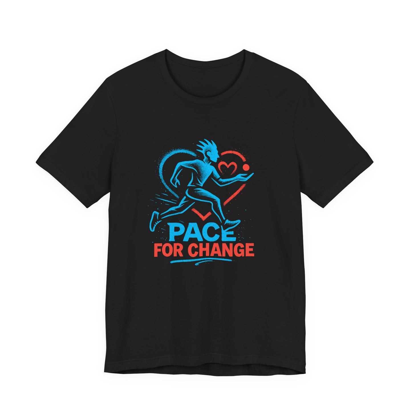 Dynamic Fitness Tee for Change | Unisex Short Sleeve T-Shirt, Workout Shirt, Running Tee, Activewear, Charity Event Gear