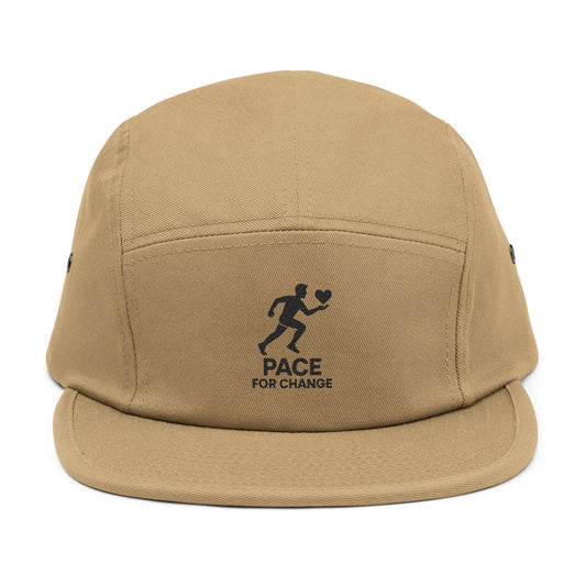 Embroidered 5 Panel Hat for Pace for Change