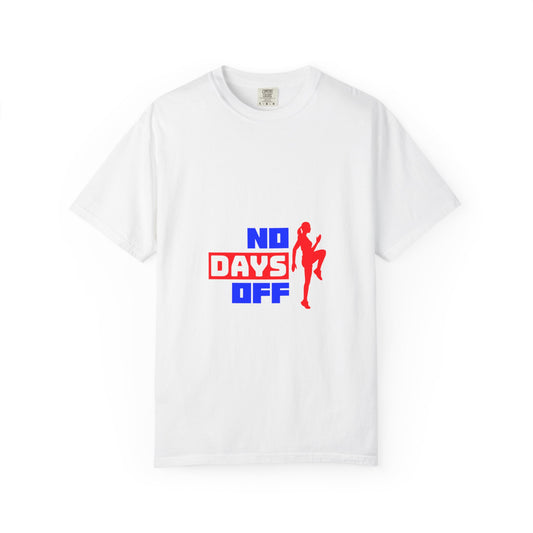 Cotton Tee - No Days Off Unisex Garment-Dyed T-shirt