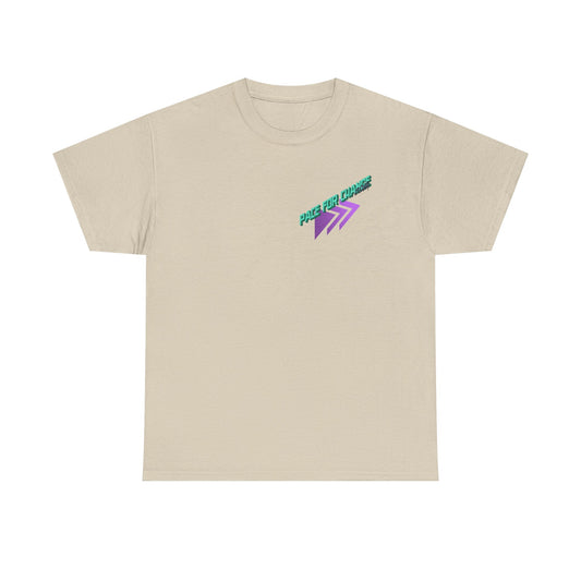 Pace for Change Heavy Cotton Logo T-Shirt | Lifestyle Tee Supporting American Cancer Society & Humane Society